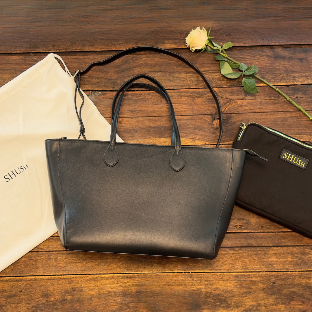 Bordeaux Tote on table